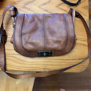 Fossil cross-body bag - brown